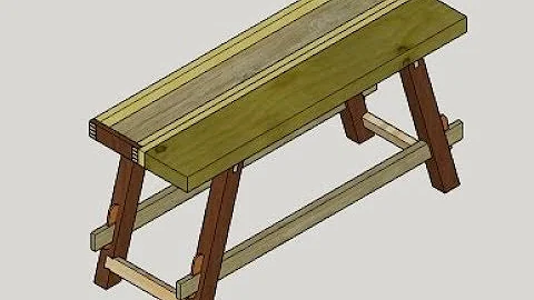 Building Will Myers' Moravian Bench 1