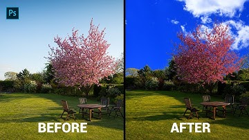 How to Change Sky Background in Photoshop in Hindi/Urdu