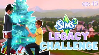 THE MOST STRESSFUL ENGAGEMENT | Sims 3 Legacy Challenge
