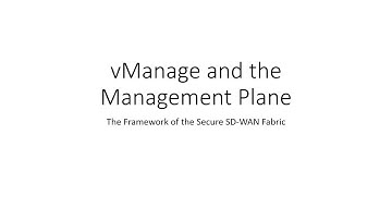 Cisco SD-WAN: The Management Plane (Part 1)