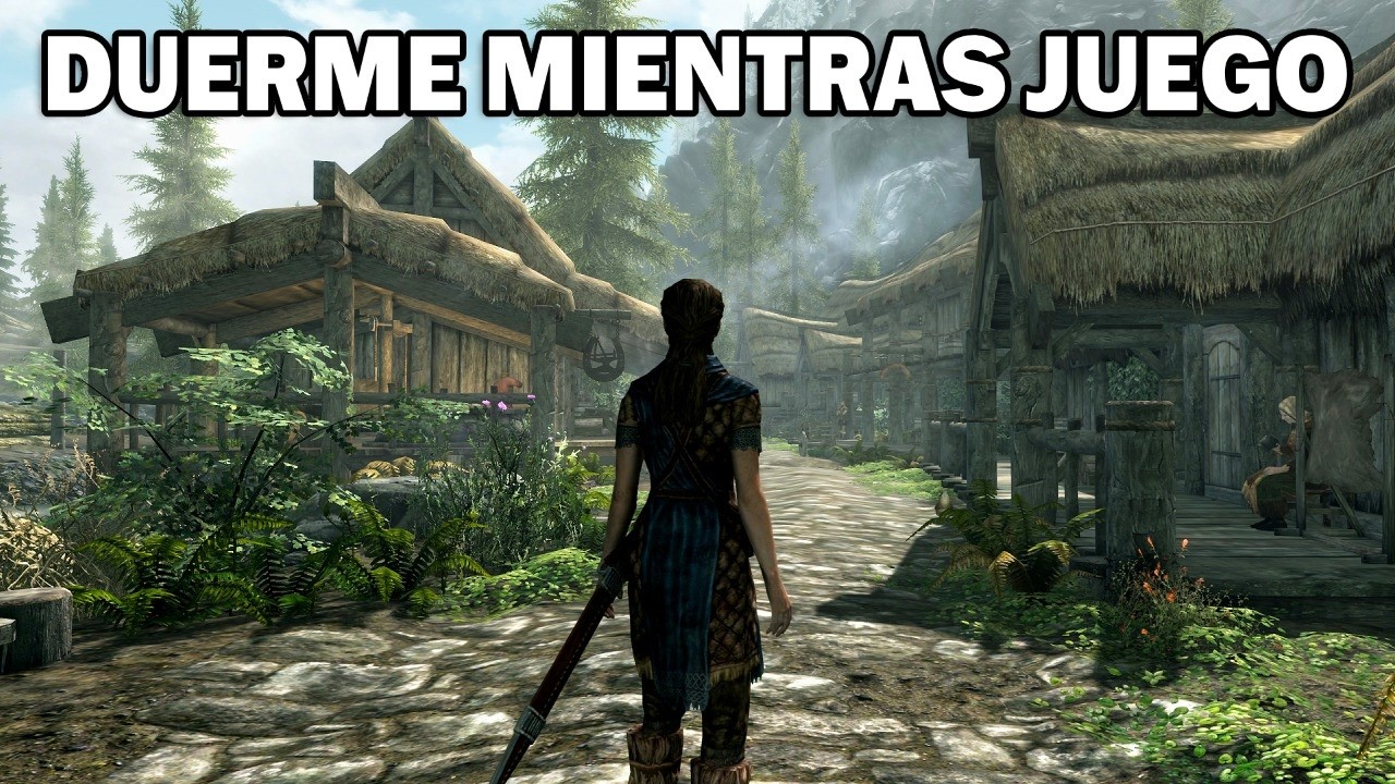 ASMR Duerme mientras juego Skyrim 🌙 Explorando