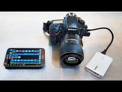 Nikon D810 - touch AF, wireless control 