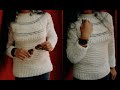 Beautiful crochet new design girls sweater