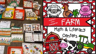 Farm Math & Literacy Unit Preview