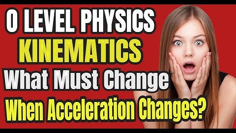 GCE O Level Physics Quick Revision: Multiple Choice Questions (MCQ) Chapter 2: Kinematics