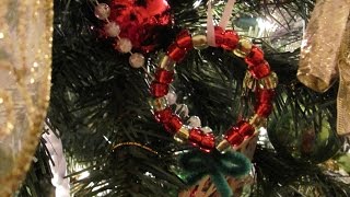 Bead Wreath Ornament Kids Craft