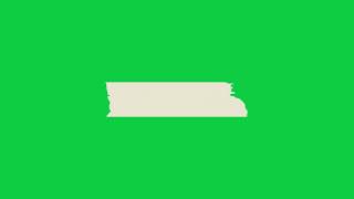 Beige Surgical Tape Pieces Animation | Green Screen