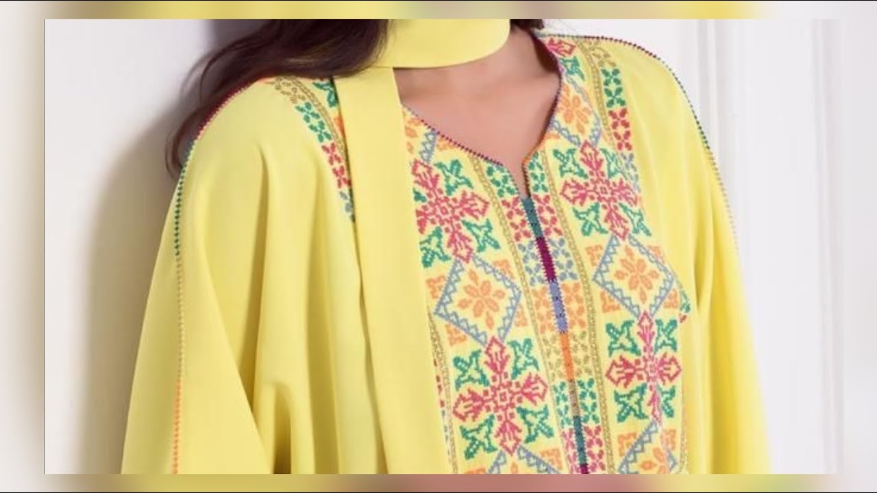 موديلات جلالب و قفاطن من طرز البوانتي كروا جميلة 💗