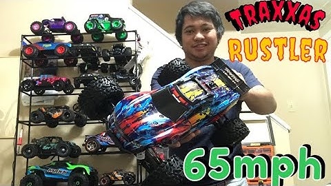 Traxxas Rustler 4x4 VXL  unboxing and first run “3s 5000mah”