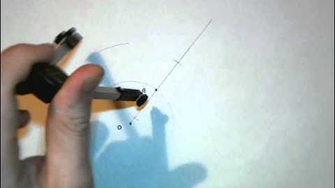 19  Construct the tangent to circle at given point