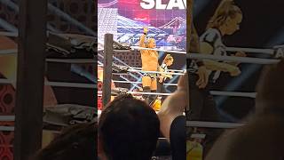 Chris Jericho waving to the crowd at AEW Collision Grand Slam