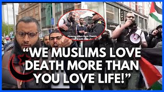 Caught On Camera! Mohamed Hijab HUNTS Jews In Britain, Then Gives This Speech!