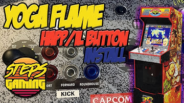 Arcade1Up Yoga Flame Capcom Legacy Happ and IL button install video