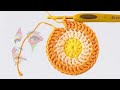 كروشيه طريقة عمل الدائرة وطريقه التزايد فيها Crochet the work of the circle & the way to increase it
