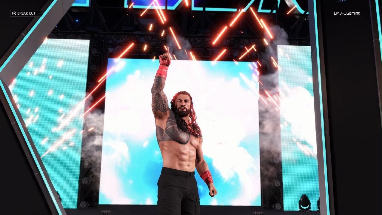 WWE 2K25 CM PUNK VS ROMAN REIGNS