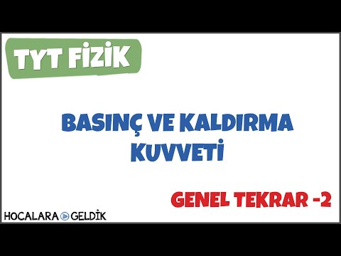 Basınç ve Kaldırma Kuvveti
