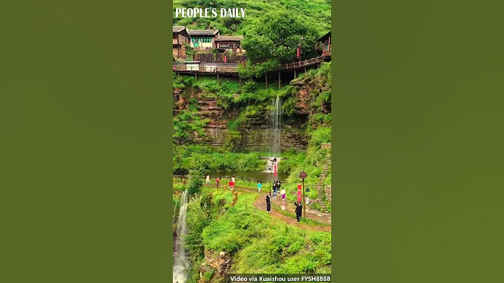 Village on the cliff: Wanghuagou Village in Ningwu County, N  China's Shanxi - DayDayNews