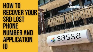 Hoe u uw verloren SRD-telefoonnummer en applicatie-ID kunt herstellen | Carrièreportaal