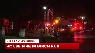 House fire in Birch Run Wednesday night