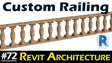 #72 | Custom Railing in Revit | Classical Baluster Railing [Deepak Verma]