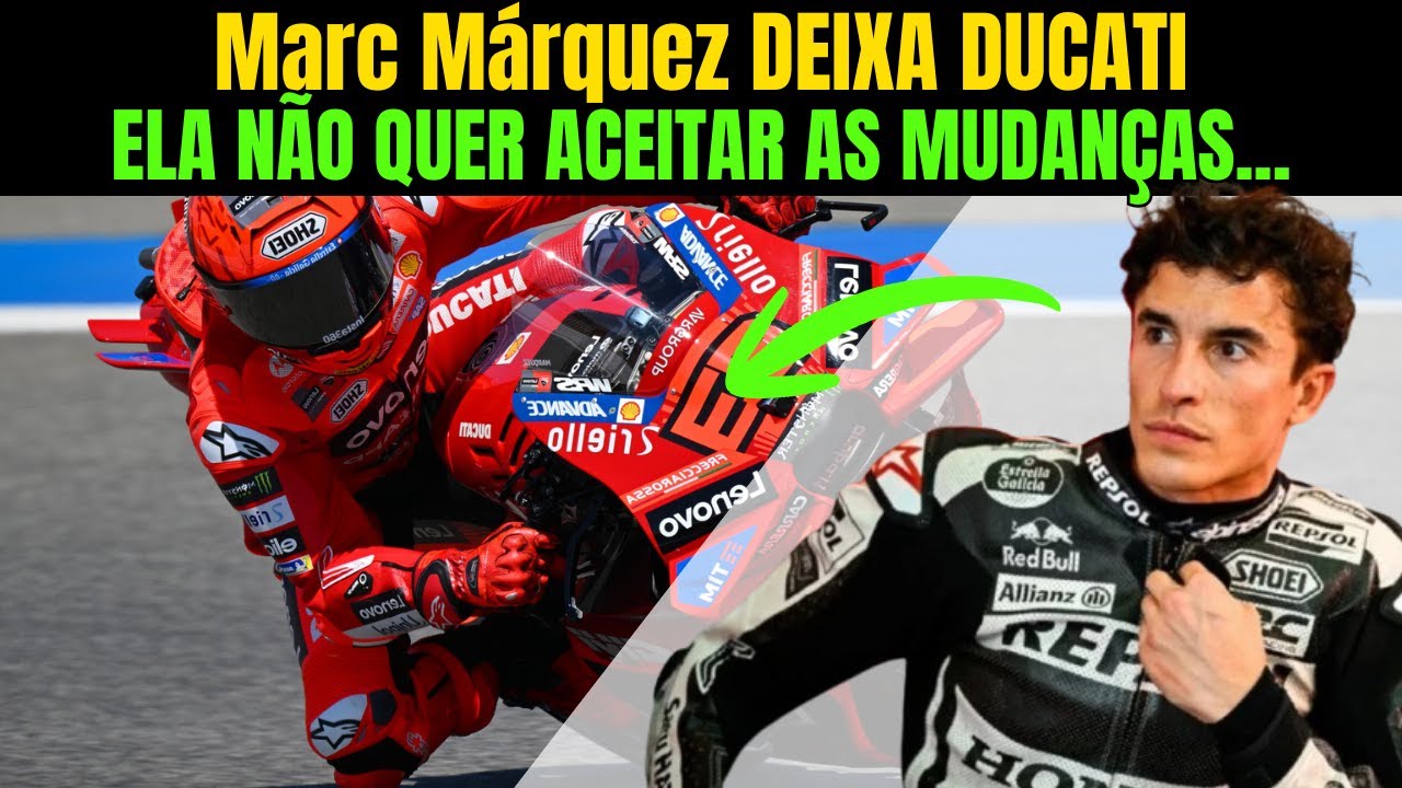 A Traição da Ducati? Márquez Abre o Jogo Sobre o Retorno à Honda e Choca a MotoGP!