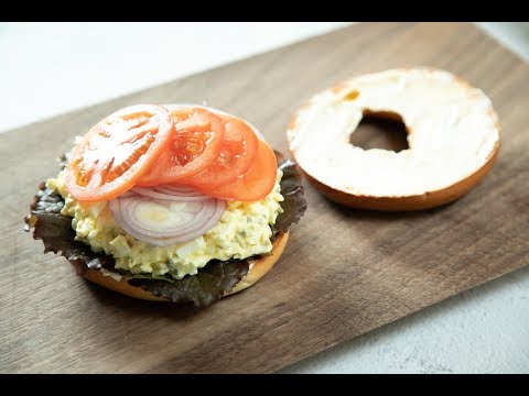 베이글 에그샐러드 샌드위치(Bagel egg salad sandwich)