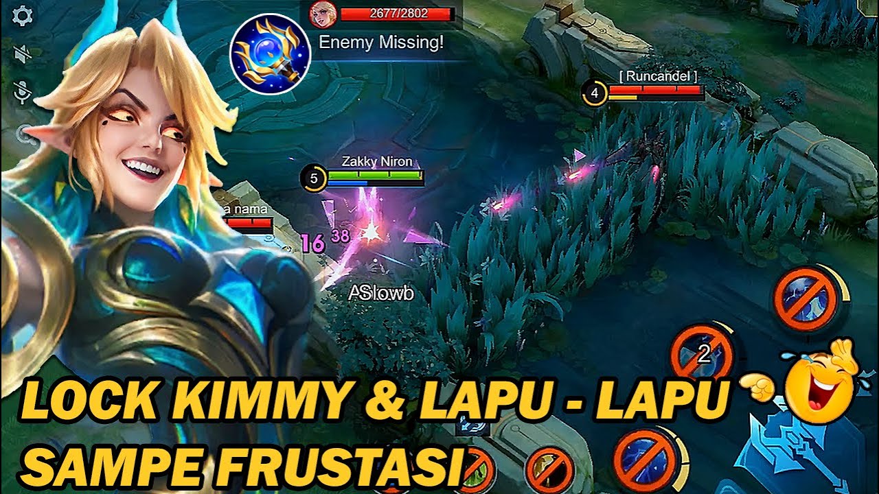 EUDORA MODE SEMAK!! LOCK KIMMY & LAPU - LAPU SI PALING JAGO SAMPE KESAL‼️- MLBB