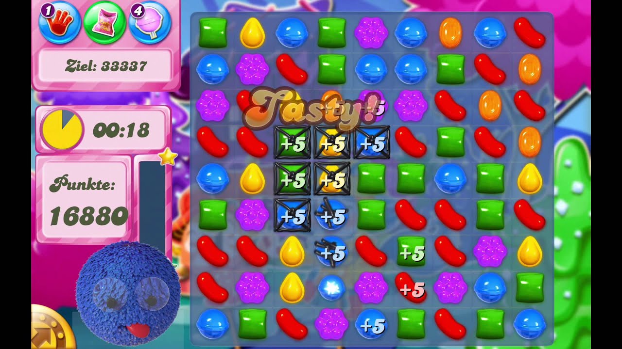 Candy Crush Saga Time Level 1237 Quick Tipp - YouTube