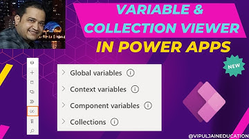 Variable and Collection viewer in Power Apps | Variable and Collection directly in Canvas Designer