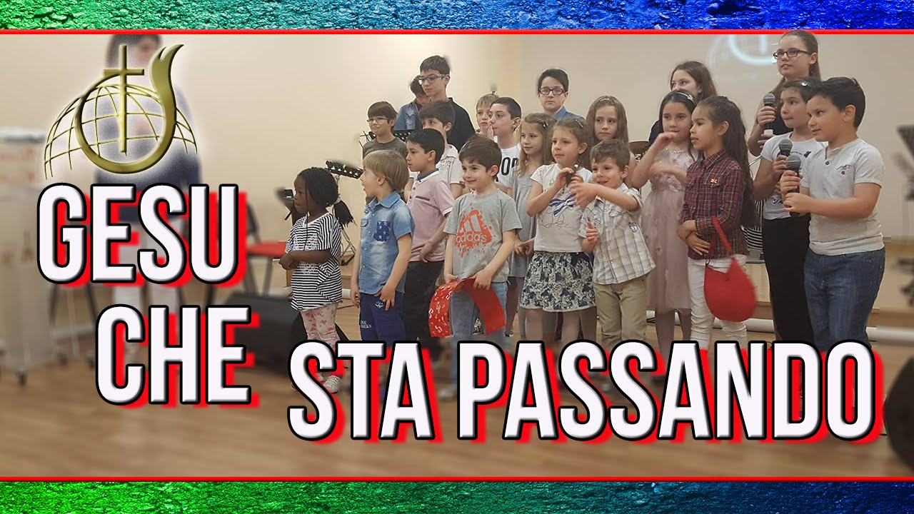 gesu che sta passando proprio qui