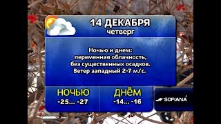 Погода 14, 15, 16 декабря