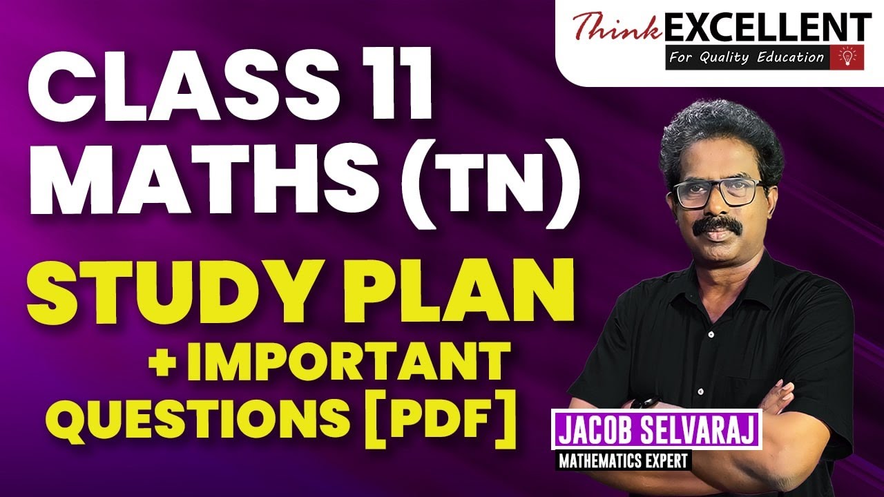 Class 11 Mathematics | Exam Study Plan | Important Questions PDF | TN ...