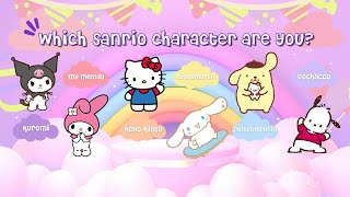 Which Sanrio Character Are You?💖 Aesthetic Quiz✨