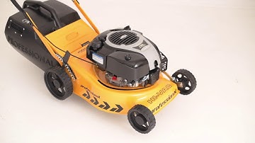 Professional Petrol Hi-Vac Rotary Lawn Mower - Operator Instructions