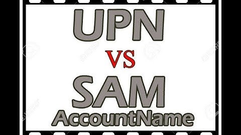 Understanding UPN  in Active Directory
