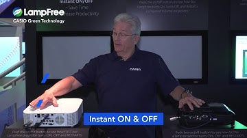 Casio Projectors Quick ON & Instant OFF Feature