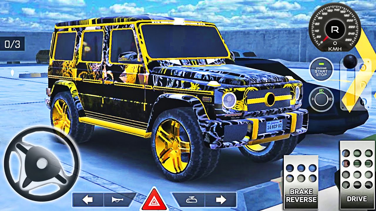G-Class Off-Road SUV Driving - Real Car Parking 2 : School 2020 - Best Android GamePlay #6
