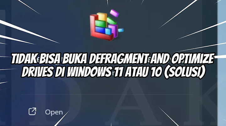 Tidak Bisa Buka Defragment and Optimize Drives di Windows 11 atau 10 (SOLUSI)