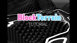 Block terrain tutorial Cinema 4D