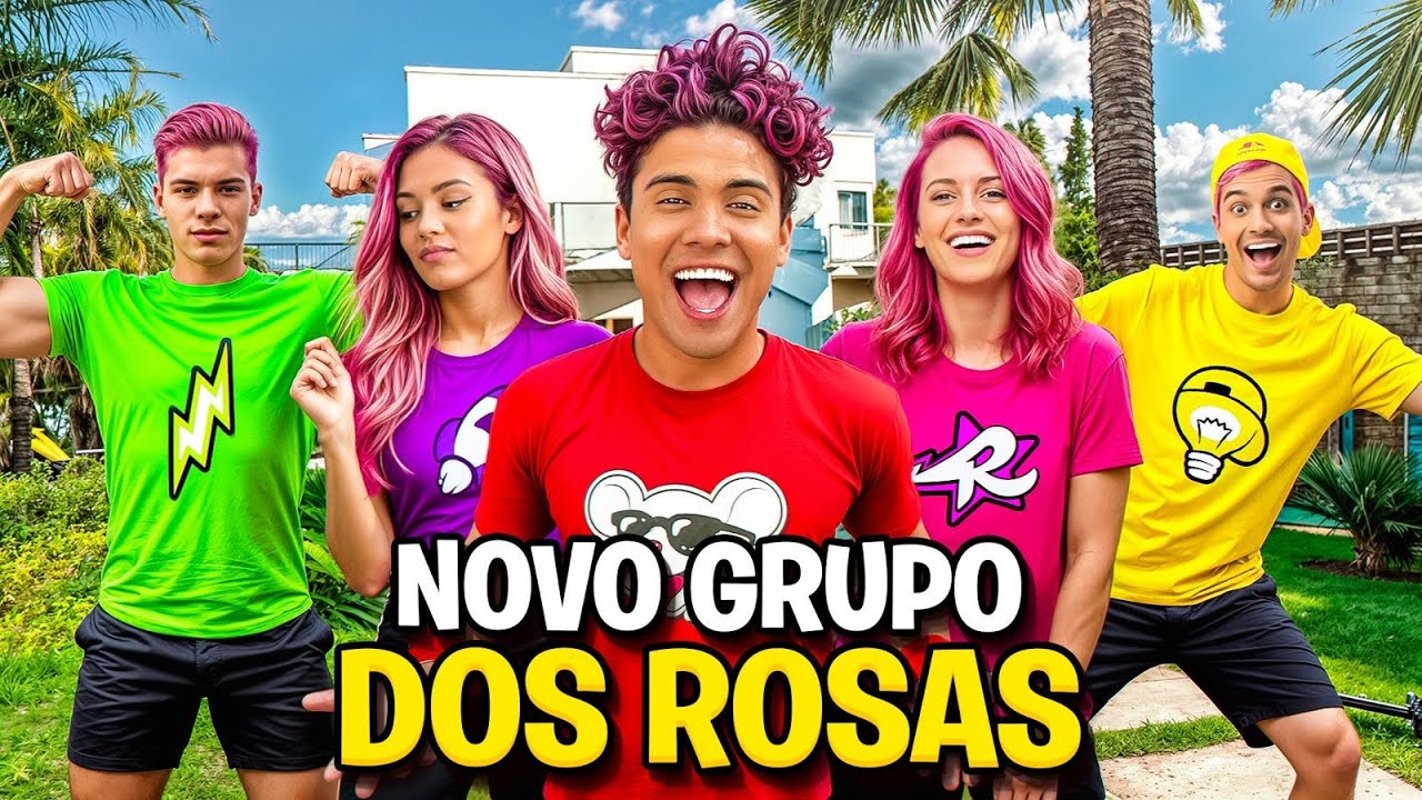 VIREI O LÍDER DO NOVO GRUPO DOS ROSA * novos integrantes ?