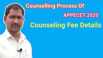 #Counselling process of APPECET In telugu,#Counselling Fee details,#SRINUPETCREATIONS,