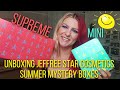 Jeffree Star Cosmetics Summer Mystery Boxes | Unboxing Mini and Supreme Boxes 2021