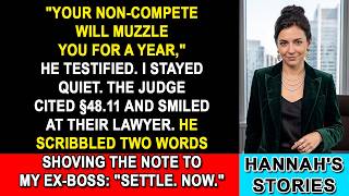 The Non-Compete Nearly Ruined Me—Until the Judge Wrote Two Words That Changed Everything