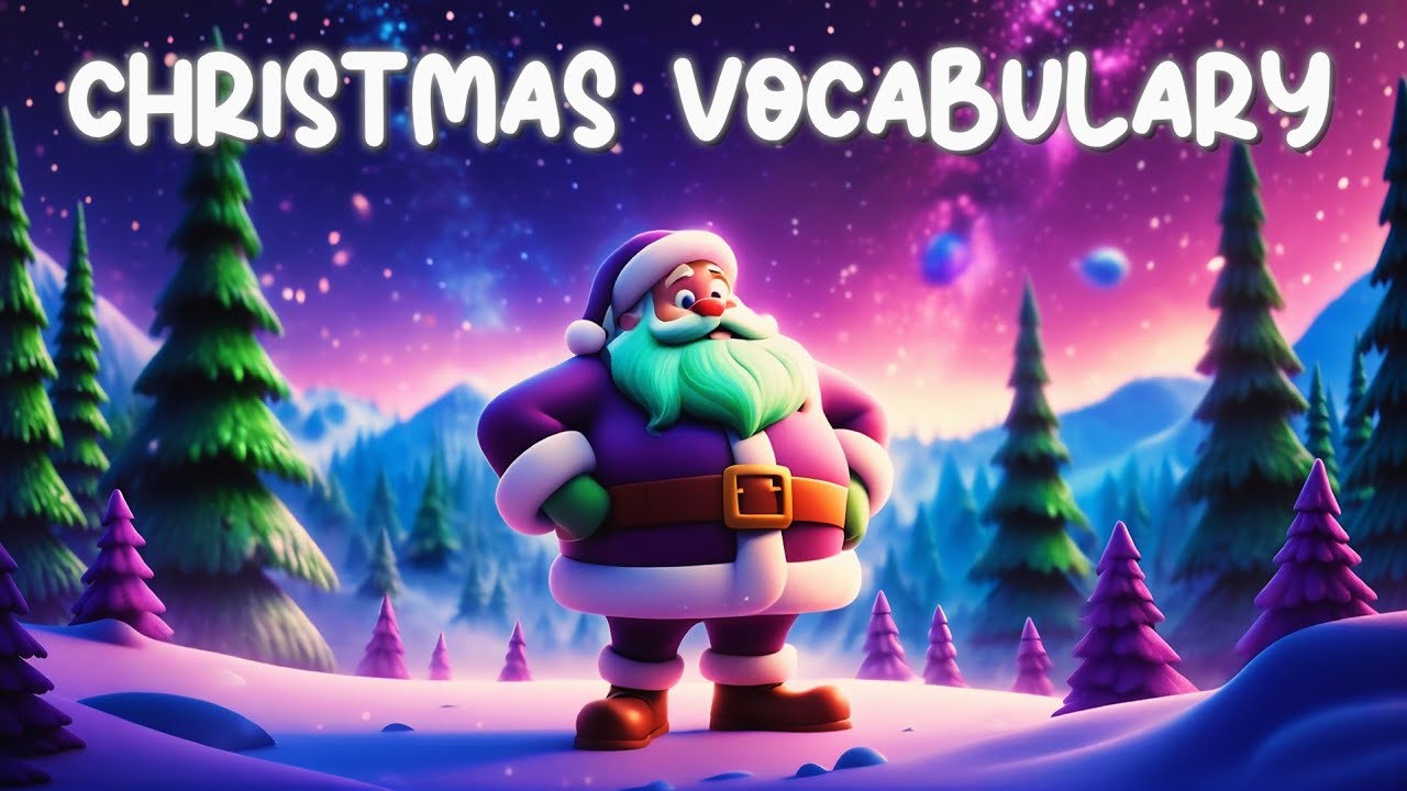Christmas Vocabulary for Kids 🎄 | Seasonal English Lesson | + QUIZ ❄️