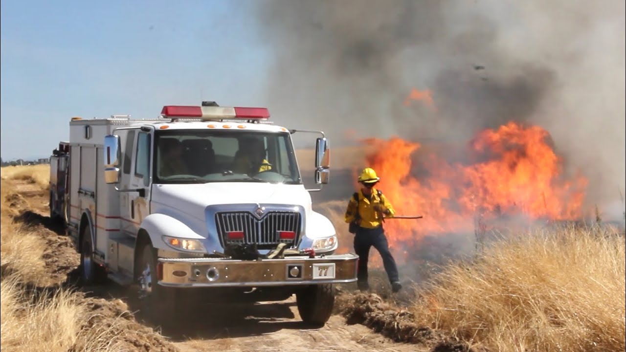 Grass Fire Training-Fire Dozers, Fire Engines, And More!