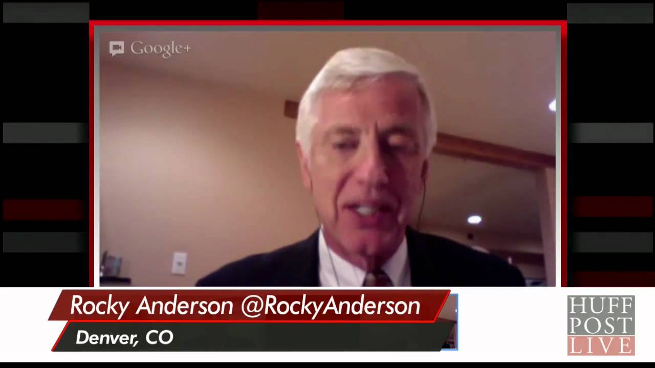 Rocky Anderson vs Gary Johnson on government protection YouTube