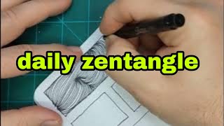 Daily Tangle 1- theartproject