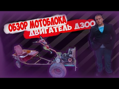 Мотоблок с двигателем д300