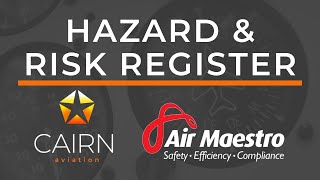 September 2019 Webinar - Air Maestro Hazard & Risk Register