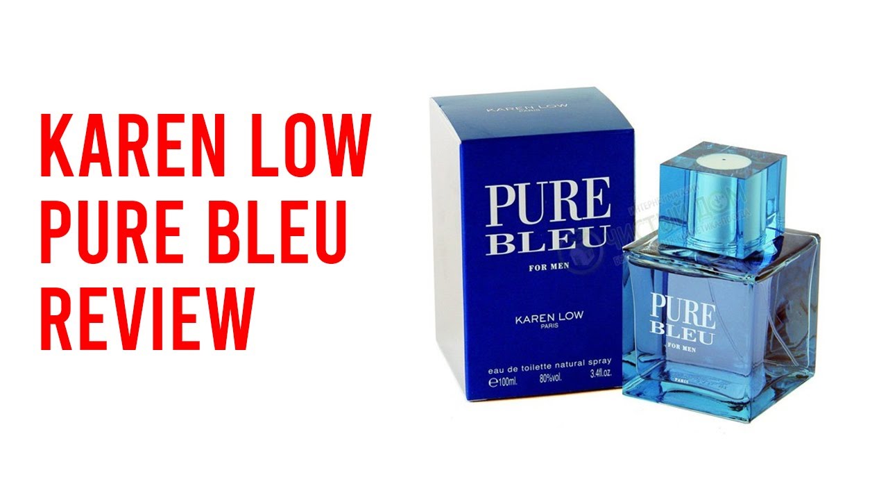 NEW PURE BLEU INTENSE by KAREN LOW FOR MEN 3.4 OZ / 100 ML EAU DE TOILETTE  SPRAY